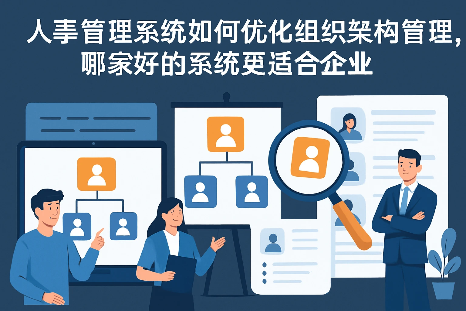 人事管理系统如何优化组织架构管理，哪家好的系统更适合企业