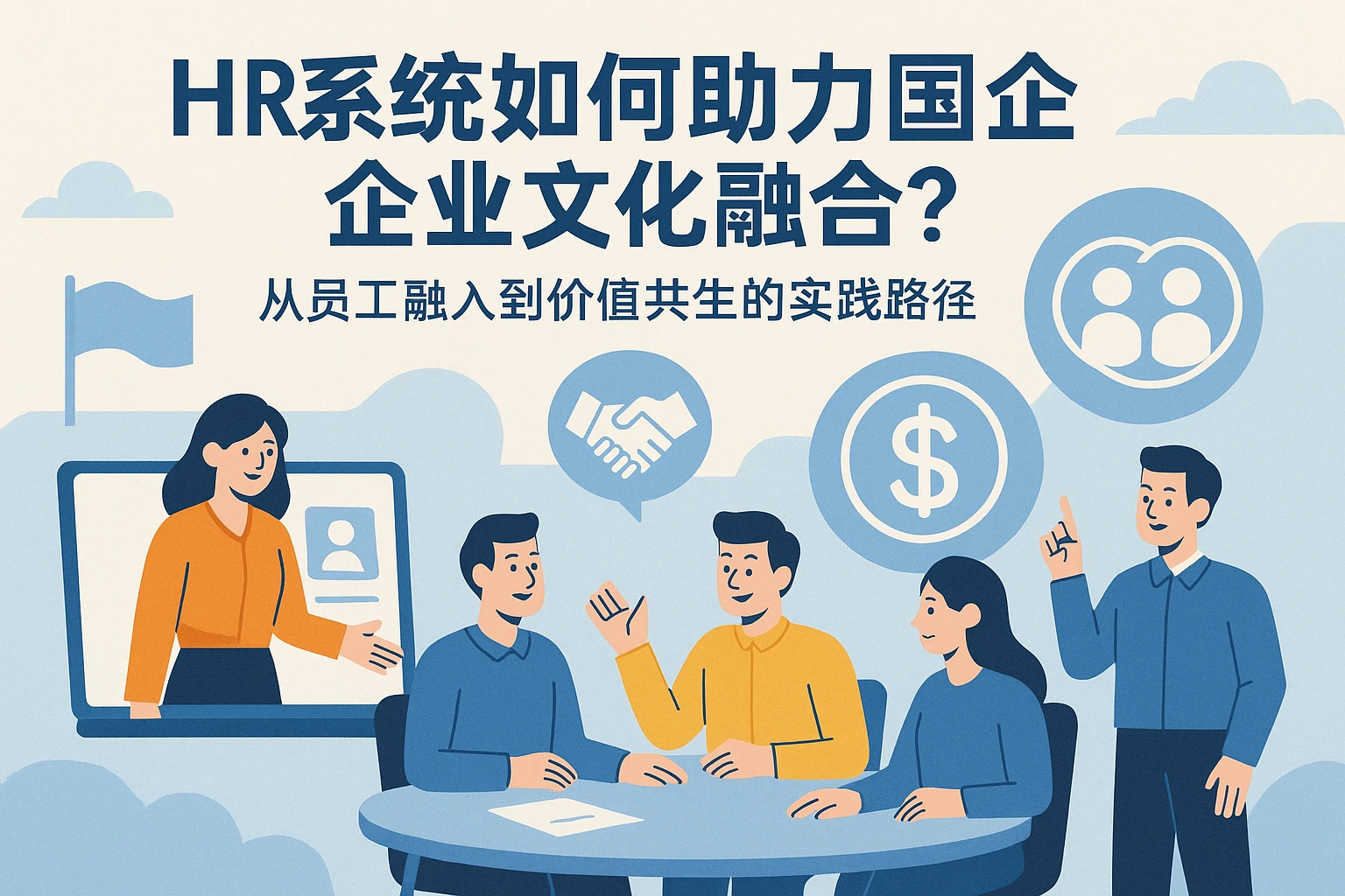 HR系统如何助力国企企业文化融合？从员工融入到价值共生的实践路径