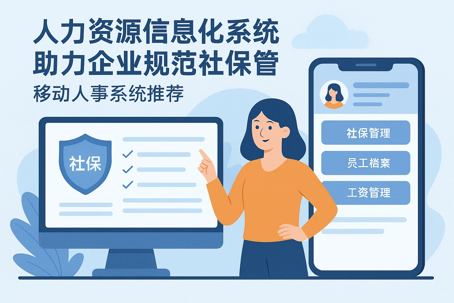 人力资源信息化系统助力企业规范社保管理，移动人事系统推荐