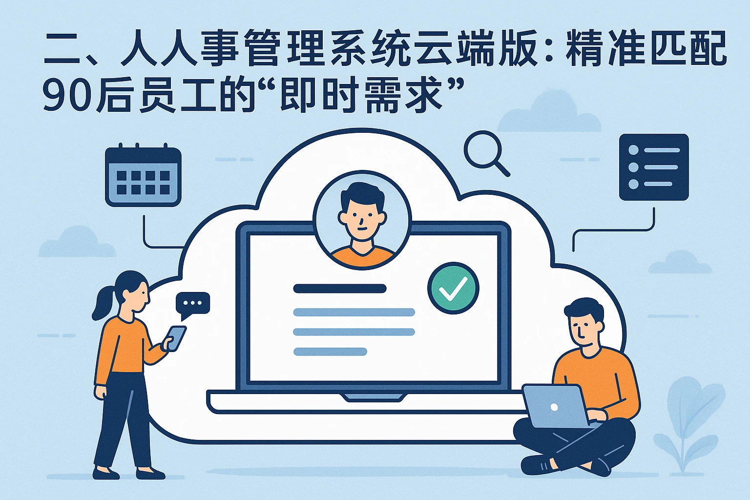 二、人事管理系统云端版：精准匹配90后员工的“即时需求”