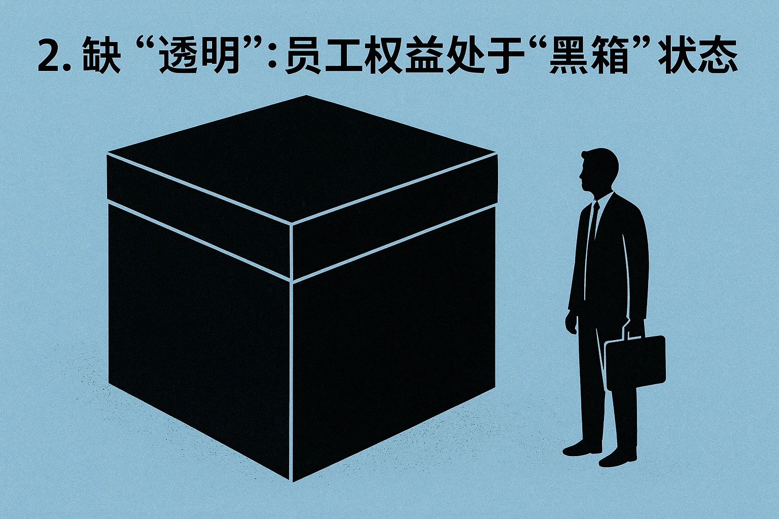 2. 缺“透明”:员工权益处于“黑箱”状态