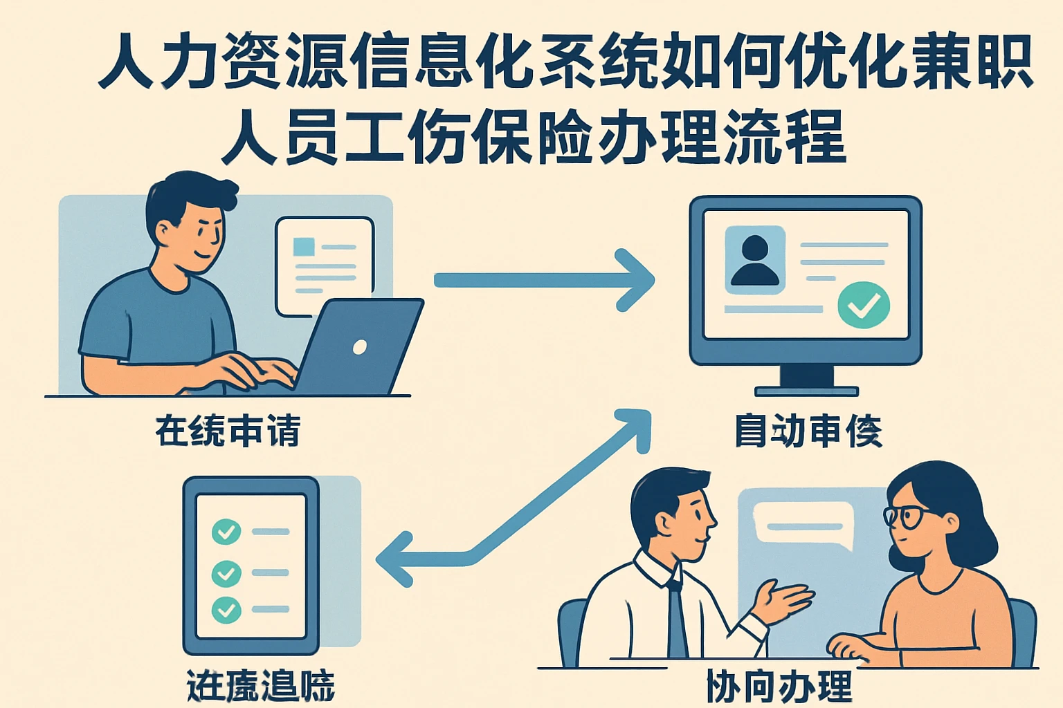 人力资源信息化系统如何优化兼职人员工伤保险办理流程