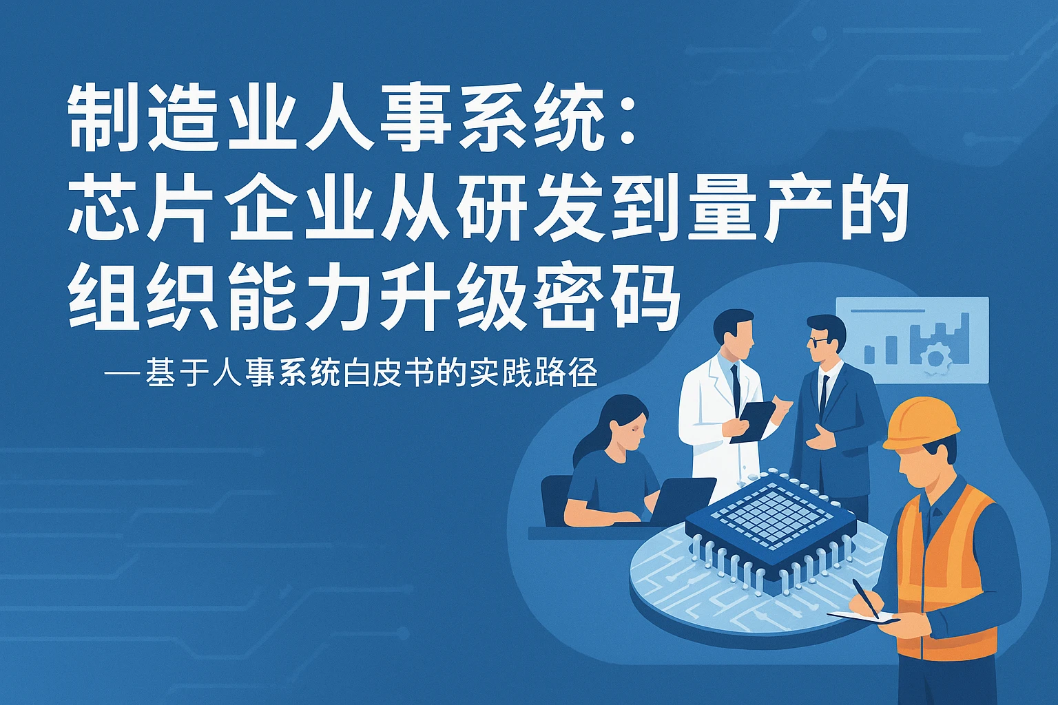 制造业人事系统:芯片企业从研发到量产的组织能力升级密码——基于人事系统白皮书的实践路径