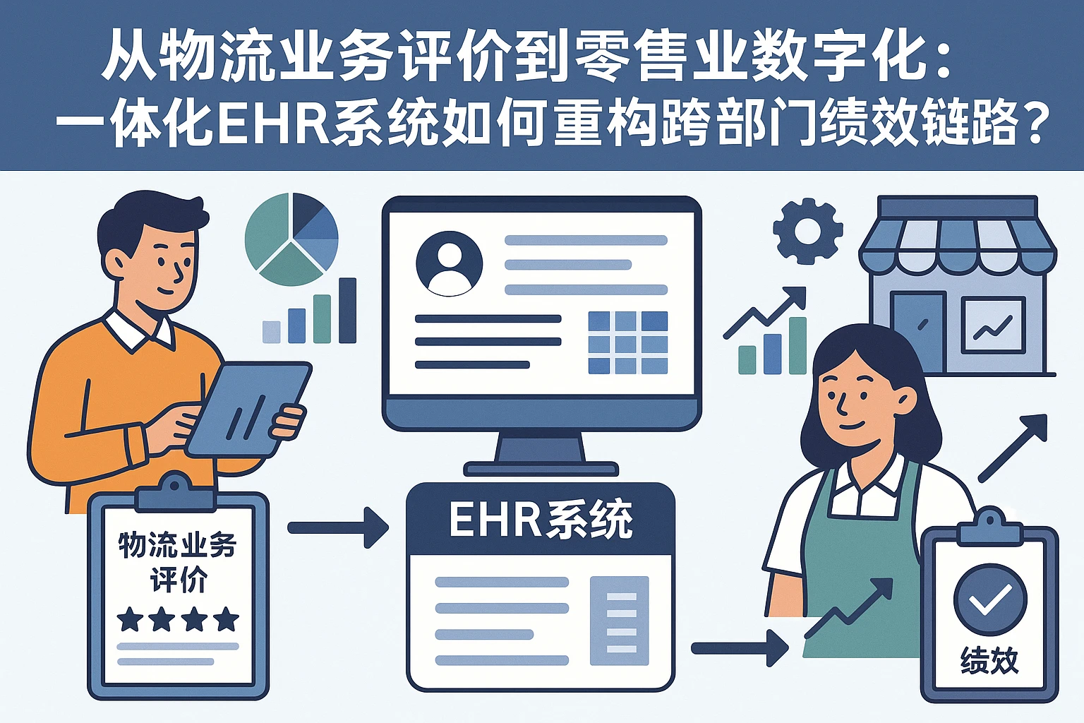 从物流业务评价到零售业数字化:一体化EHR系统如何重构跨部门绩效链路?