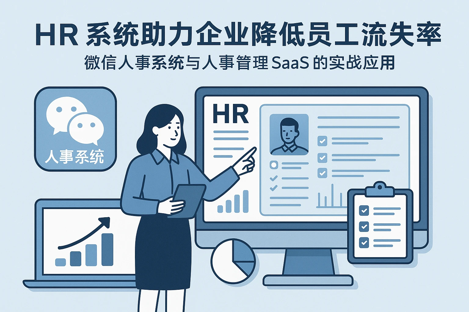 HR系统助力企业降低员工流失率:微信人事系统与人事管理SaaS的实战应用