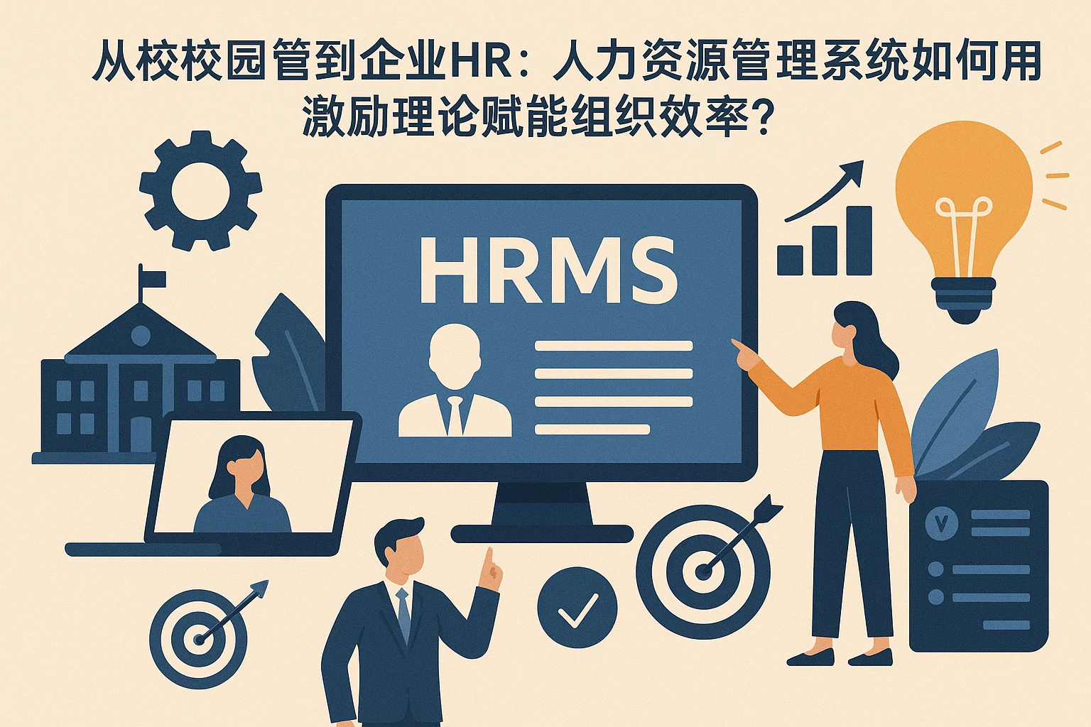 从校园管理到企业HR：人力资源管理系统如何用激励理论赋能组织效率？