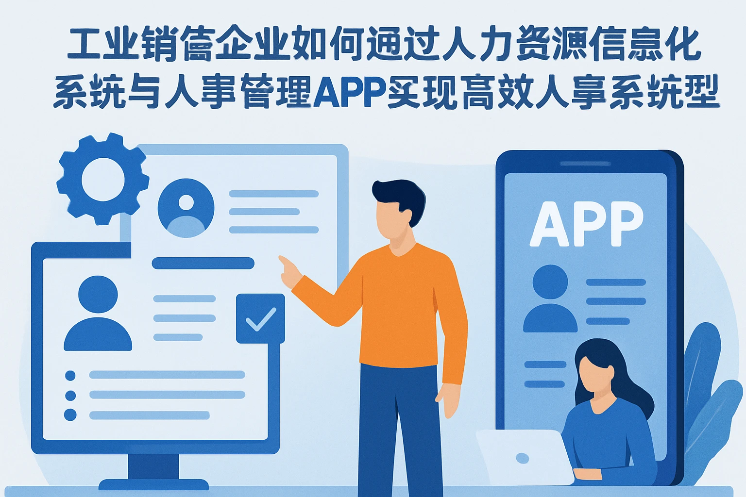 工业销售企业如何通过人力资源信息化系统与人事系统APP实现高效人事系统选型