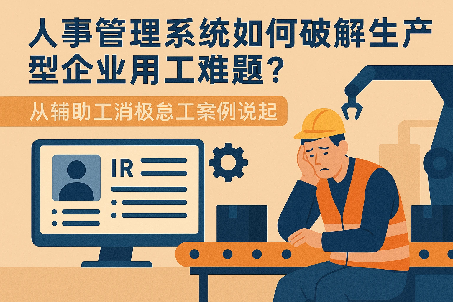 人事管理系统如何破解生产型企业用工难题?从辅助工消极怠工案例说起