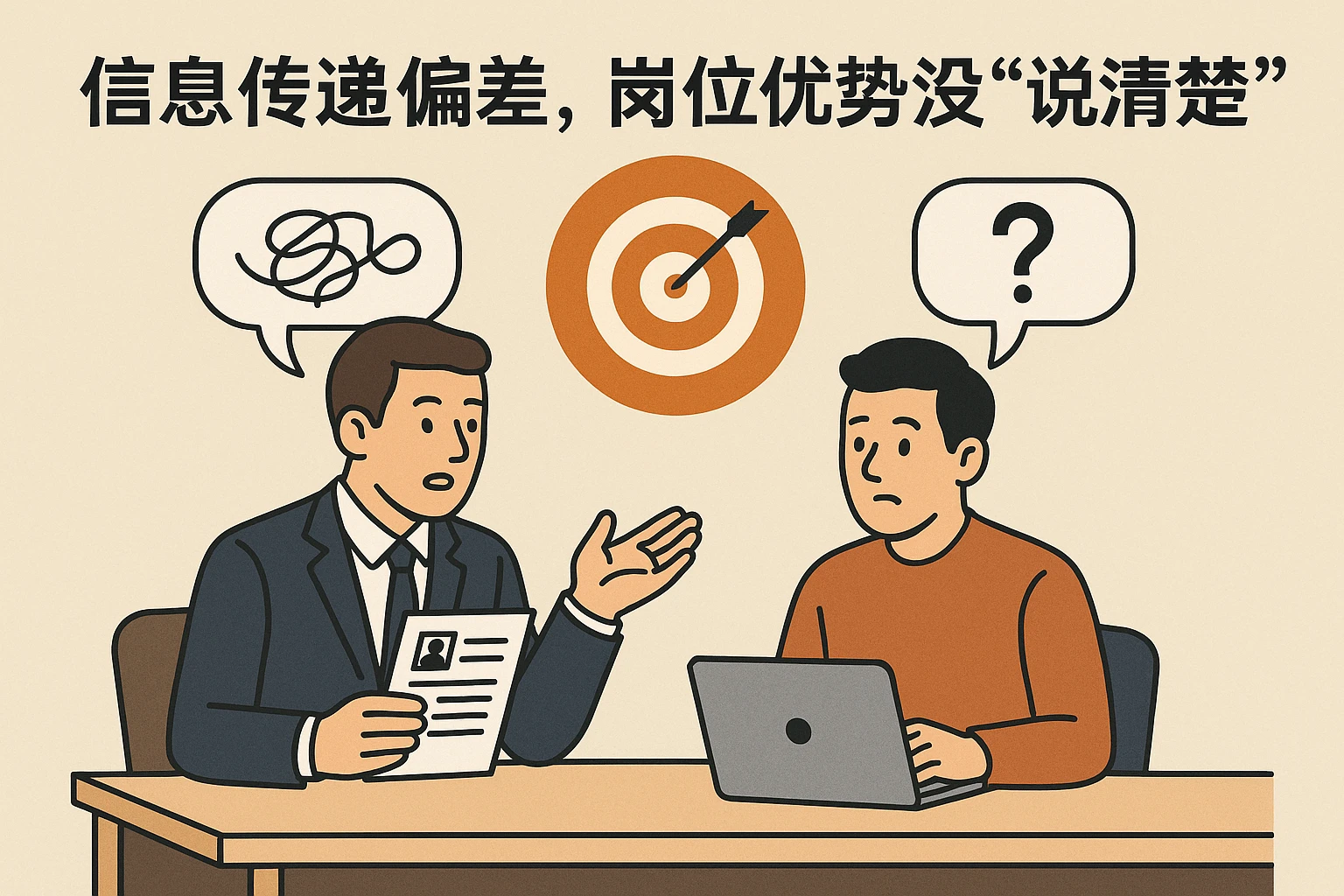 2. 信息传递偏差,岗位优势没“说清楚”