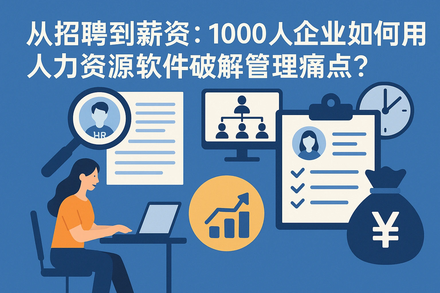 从招聘到薪资：1000人企业如何用人力资源软件破解管理痛点？
