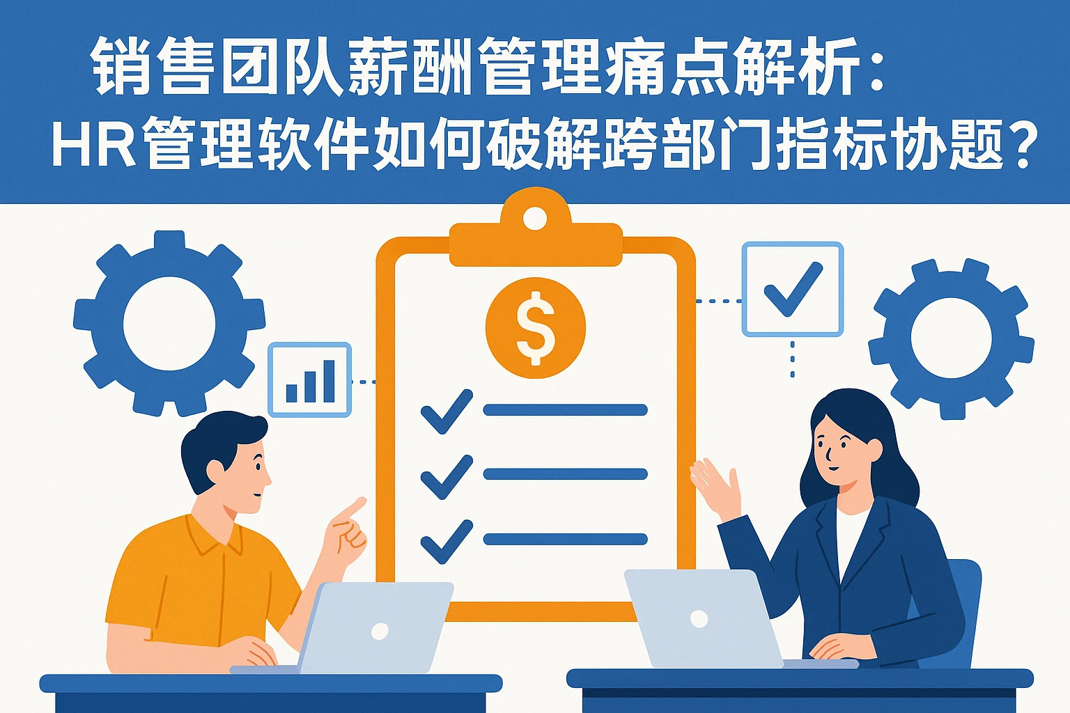 销售团队薪酬管理痛点解析：HR管理软件如何破解跨部门指标协同难题？