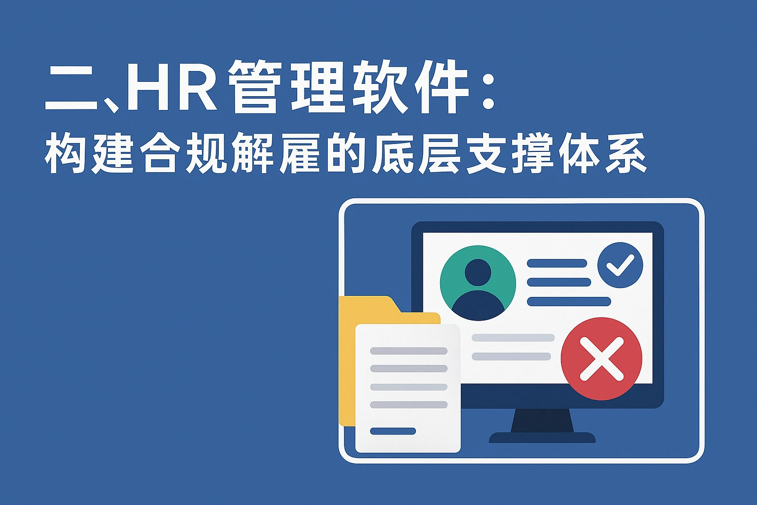 二、HR管理软件:构建合规解雇的底层支撑体系