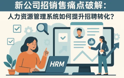 新公司招销售痛点破解:人力资源管理系统如何提升招聘转化?