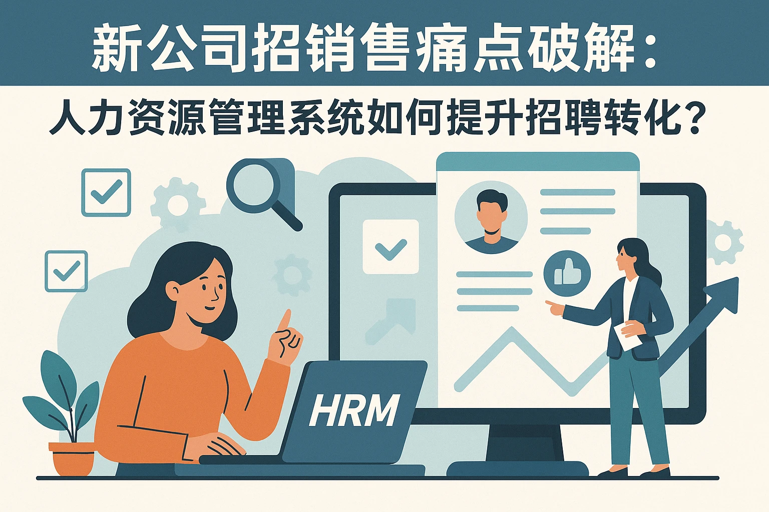 新公司招销售痛点破解：人力资源管理系统如何提升招聘转化？