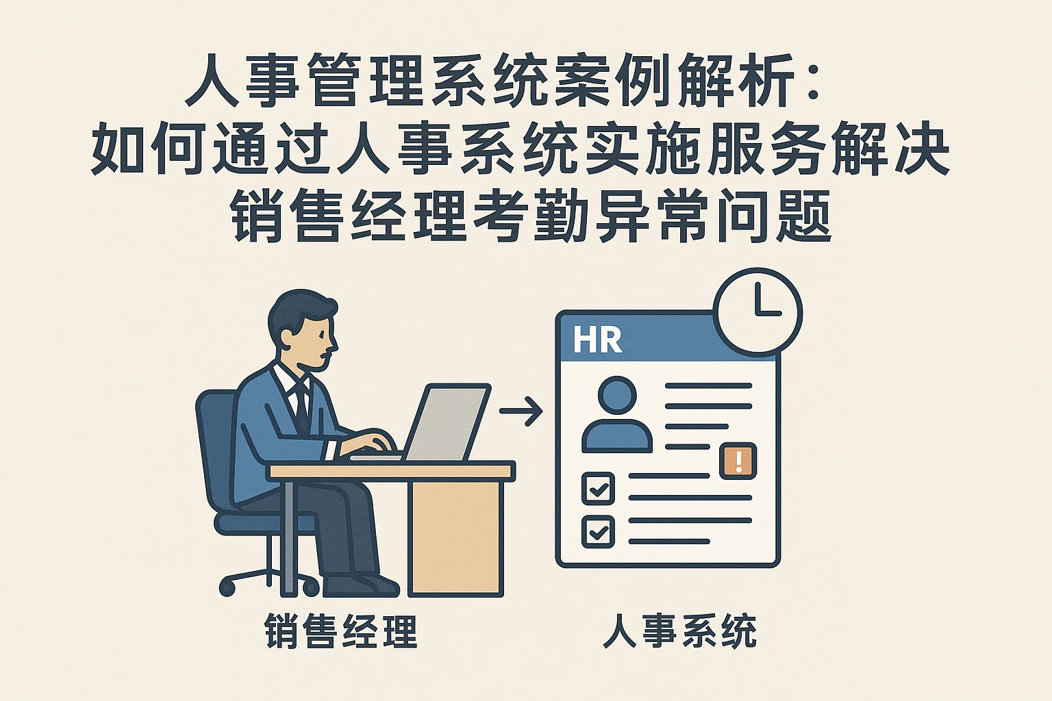 人事管理系统案例解析:如何通过人事系统实施服务解决销售经理考勤异常问题