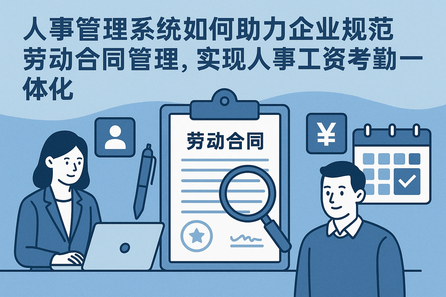 人事管理系统如何助力企业规范劳动合同管理，实现人事工资考勤一体化