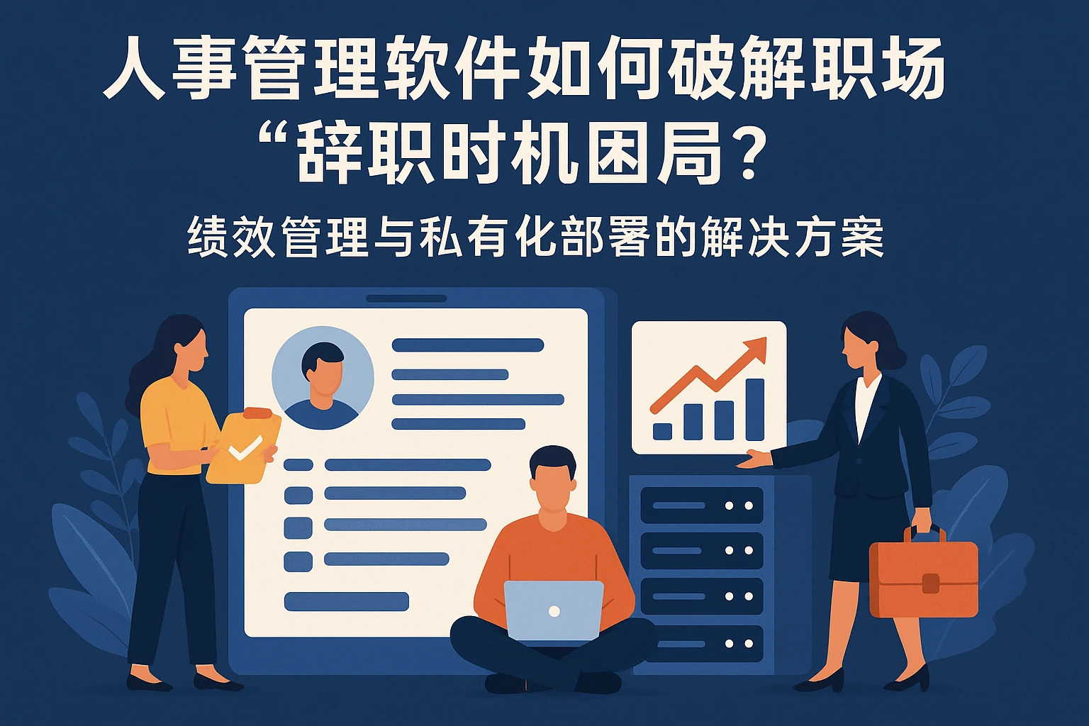 人事管理软件如何破解职场“辞职时机困局”？绩效管理与私有化部署的解决方案
