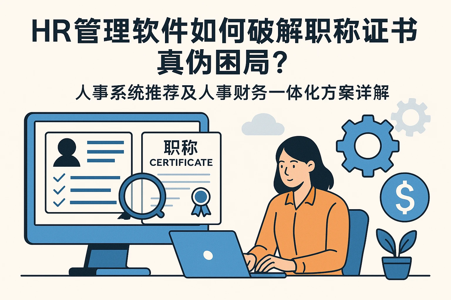 HR管理软件如何破解职称证书真伪困局？人事系统推荐及人事财务一体化方案详解