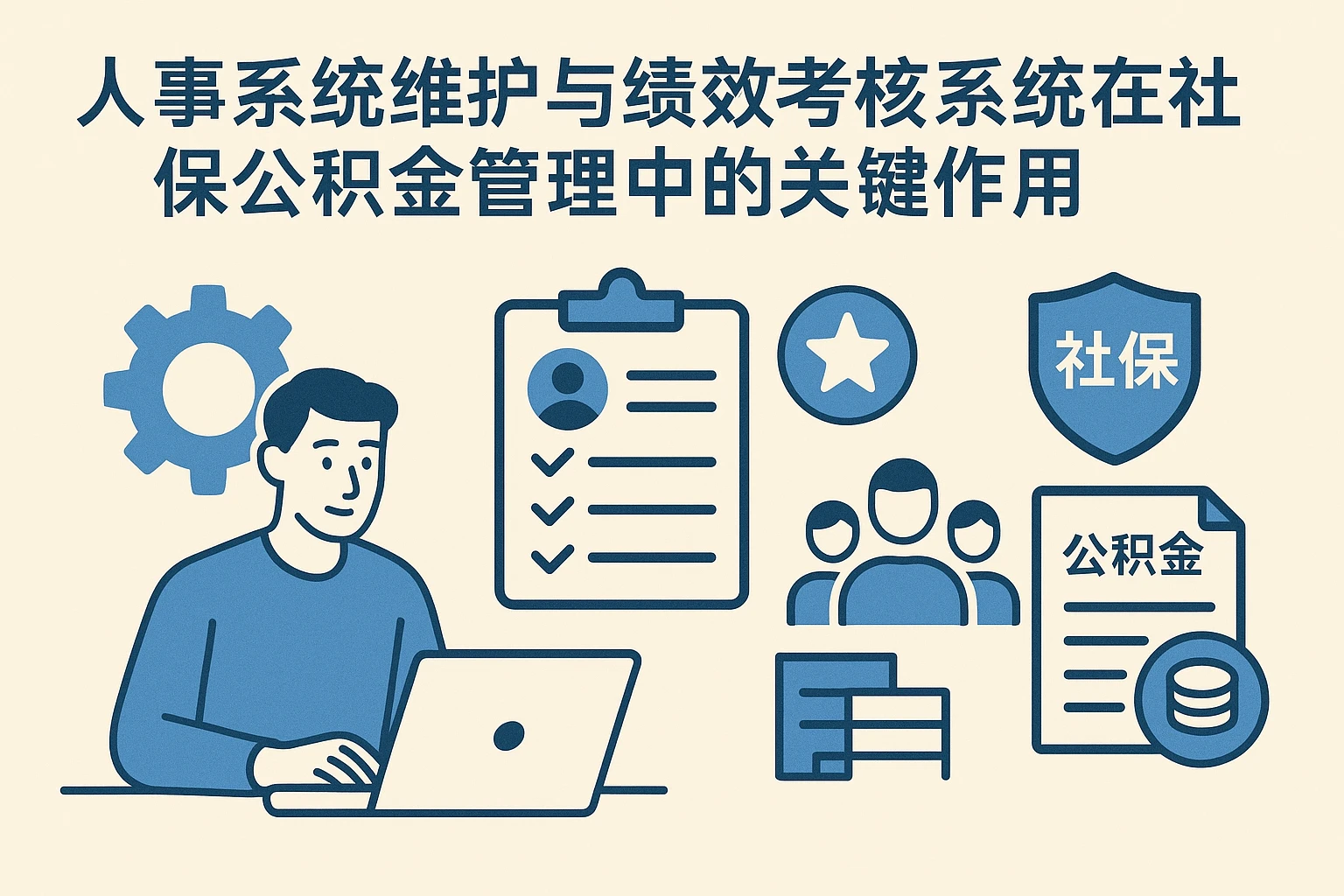 人事系统维护与绩效考核系统在社保公积金管理中的关键作用