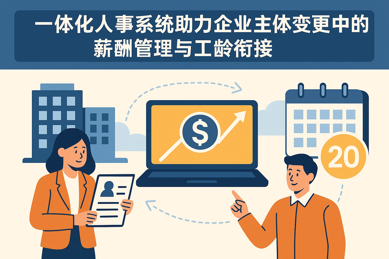 一体化人事系统助力企业主体变更中的薪酬管理与工龄衔接