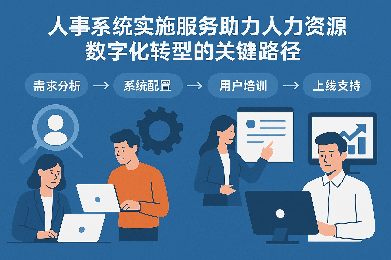 人事系统实施服务助力人力资源数字化转型的关键路径