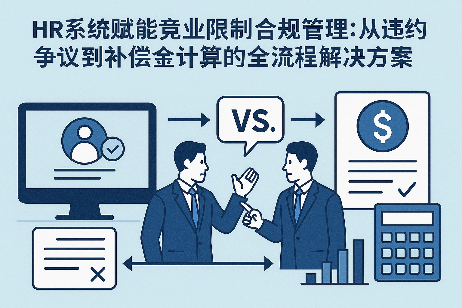 HR系统赋能竞业限制合规管理：从违约争议到补偿金计算的全流程解决方案