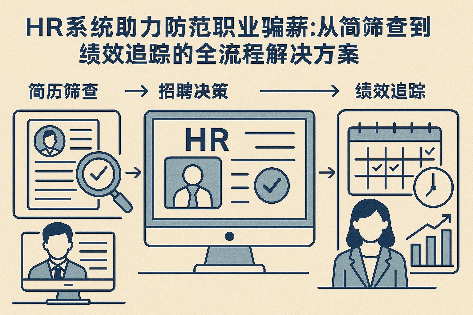 HR系统助力防范职业骗薪：从简历筛查到绩效追踪的全流程解决方案