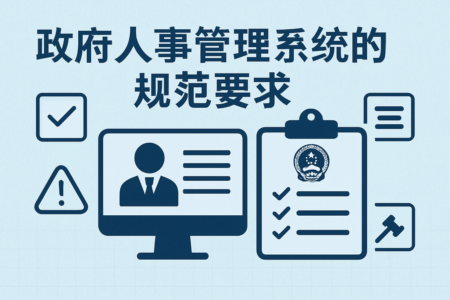 政府人事管理系统的规范要求
