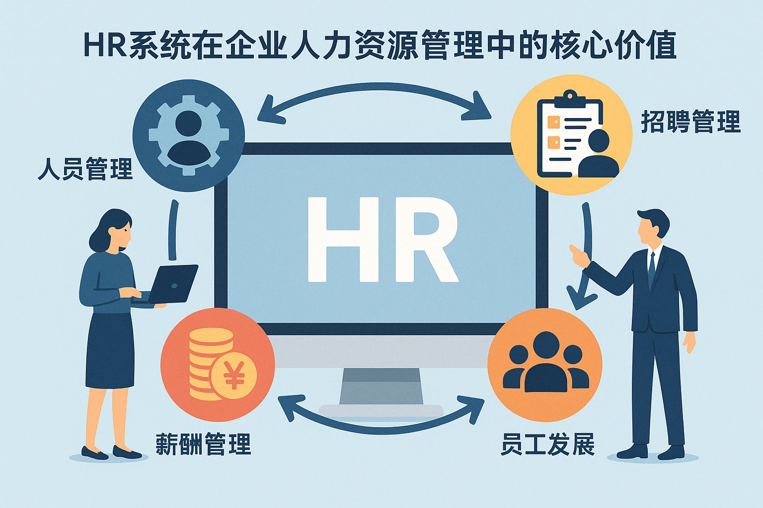 HR系统在企业人力资源管理中的核心价值
