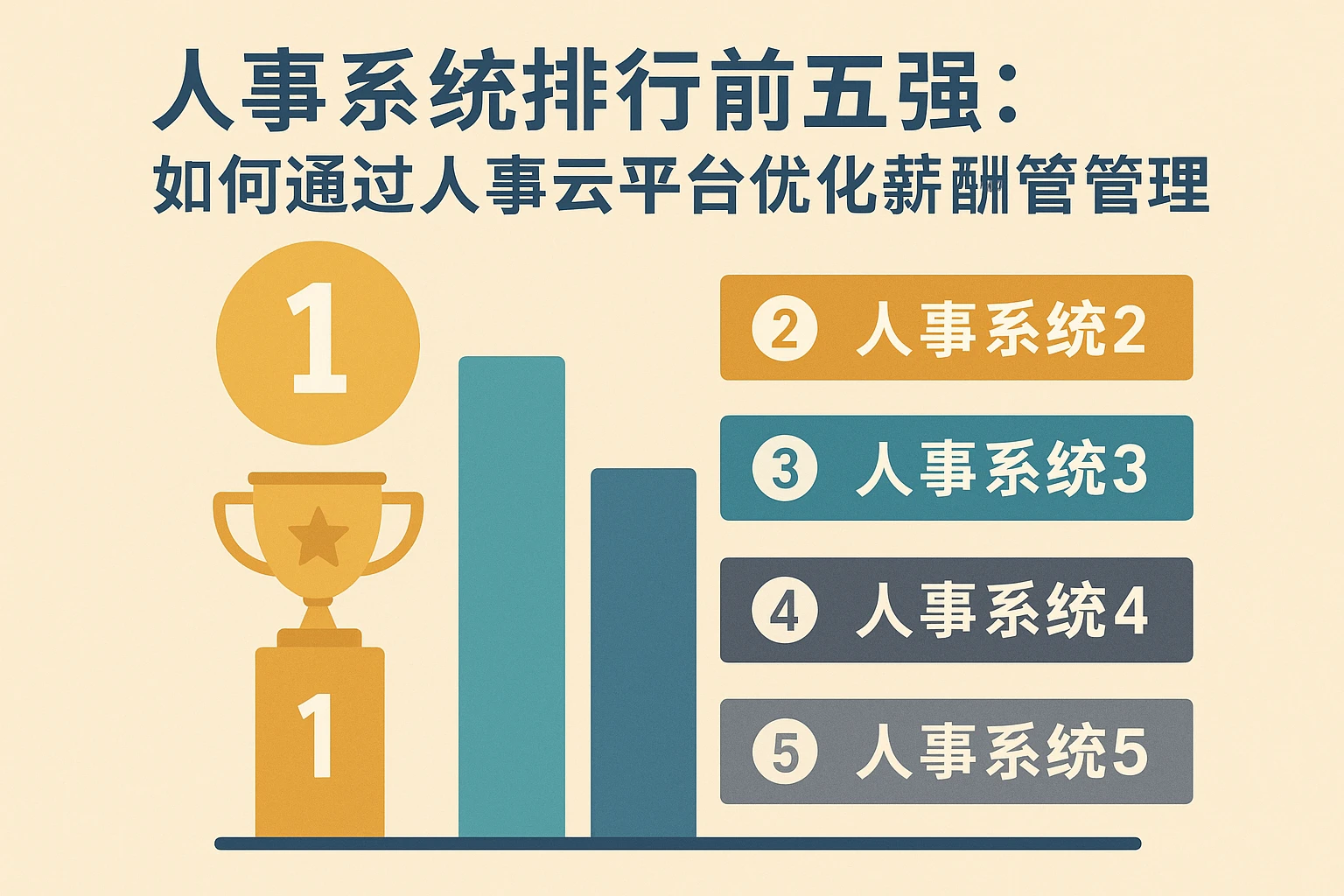 人事系统排行榜前五强：如何通过人事云平台优化薪酬管理