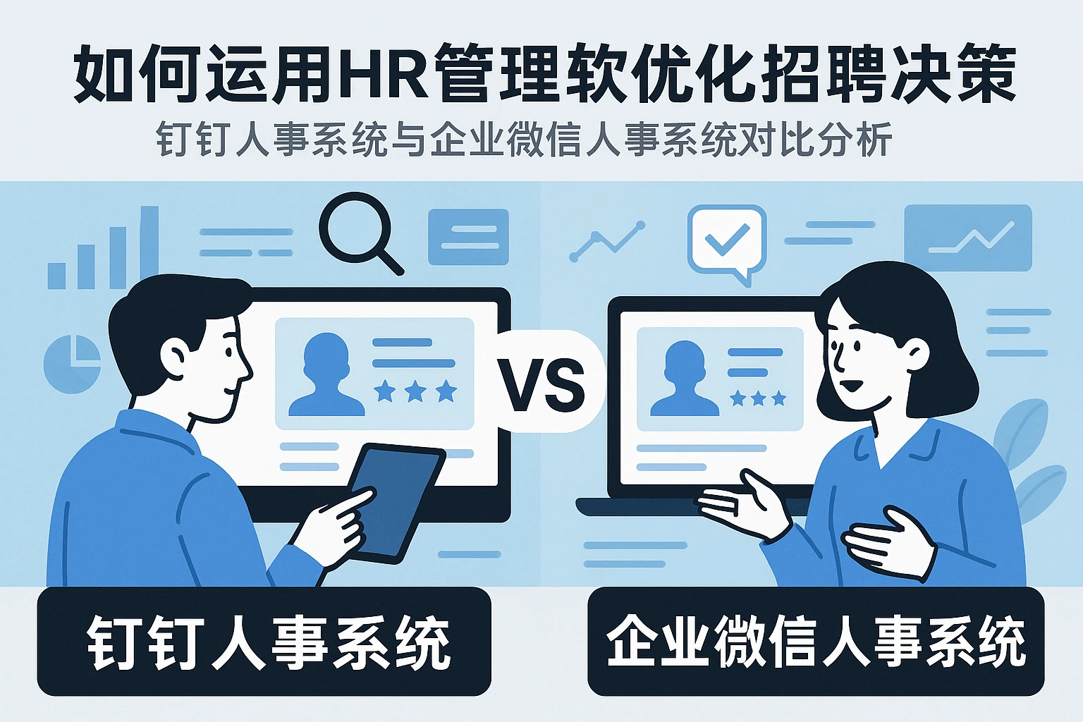 如何运用HR管理软件优化招聘决策 - 钉钉人事系统与企业微信人事系统对比分析