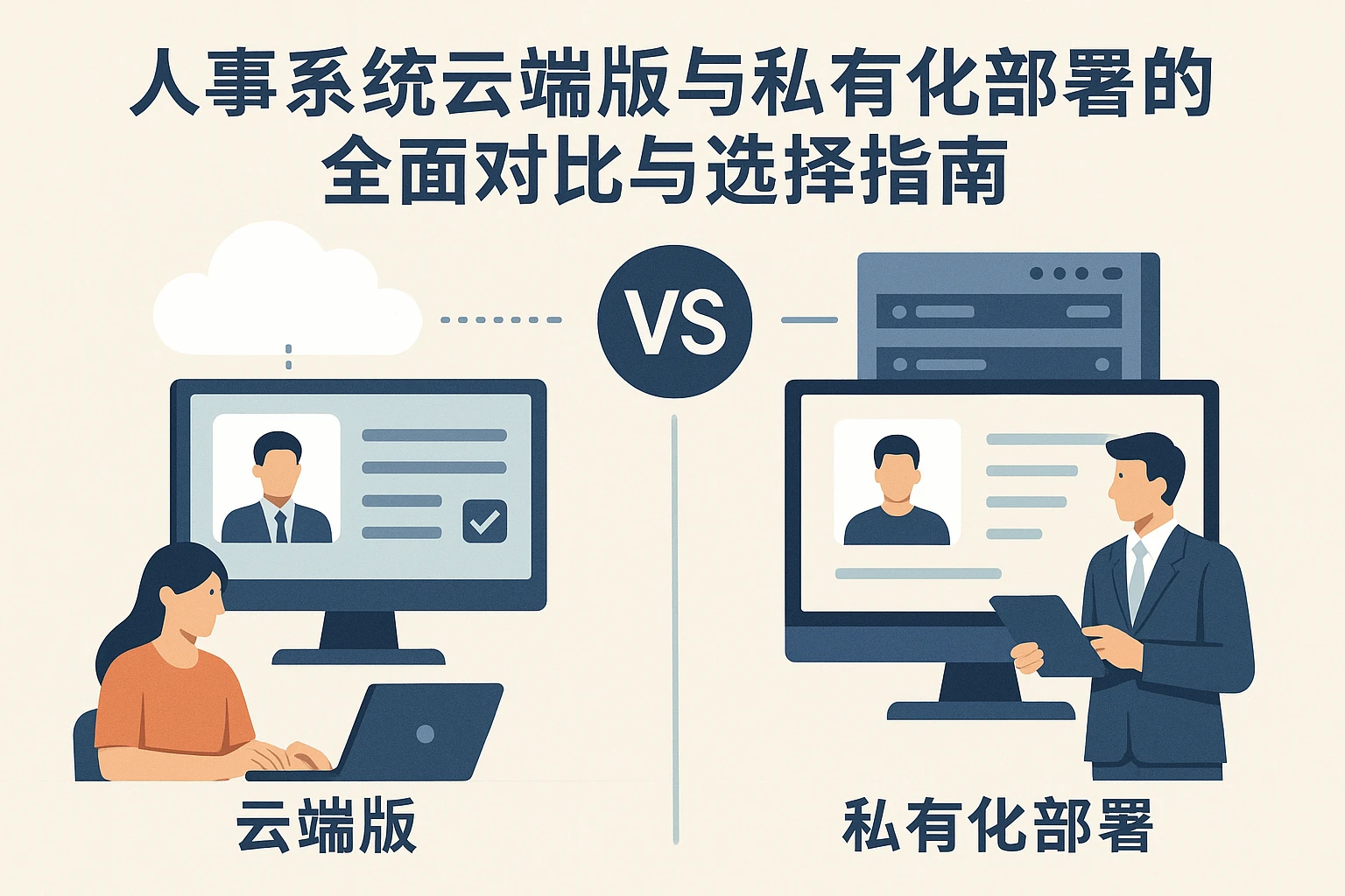 人事系统云端版与私有化部署的全面对比与选择指南