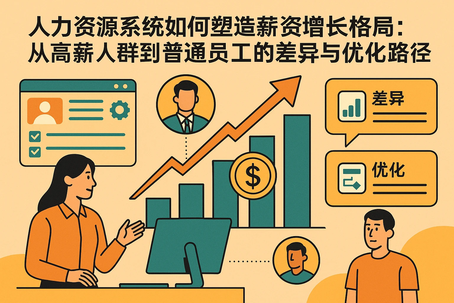 人力资源系统如何塑造薪资增长格局:从高薪人群到普通员工的差异与优化路径