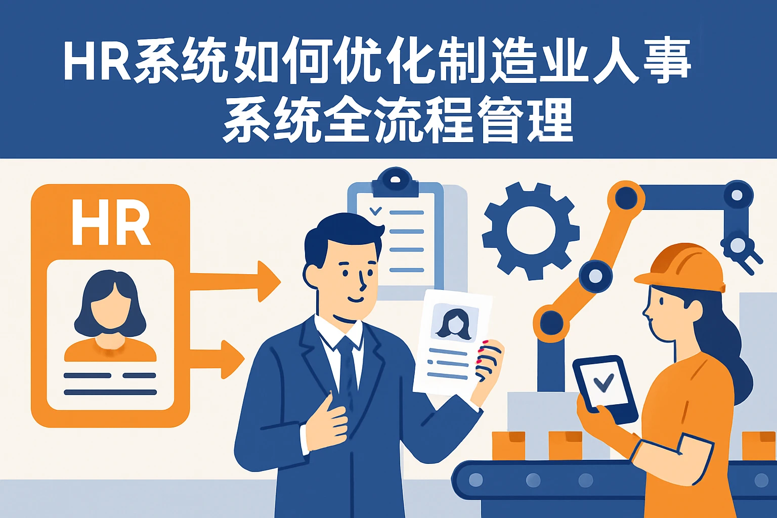 HR系统如何优化制造业人事系统全流程管理