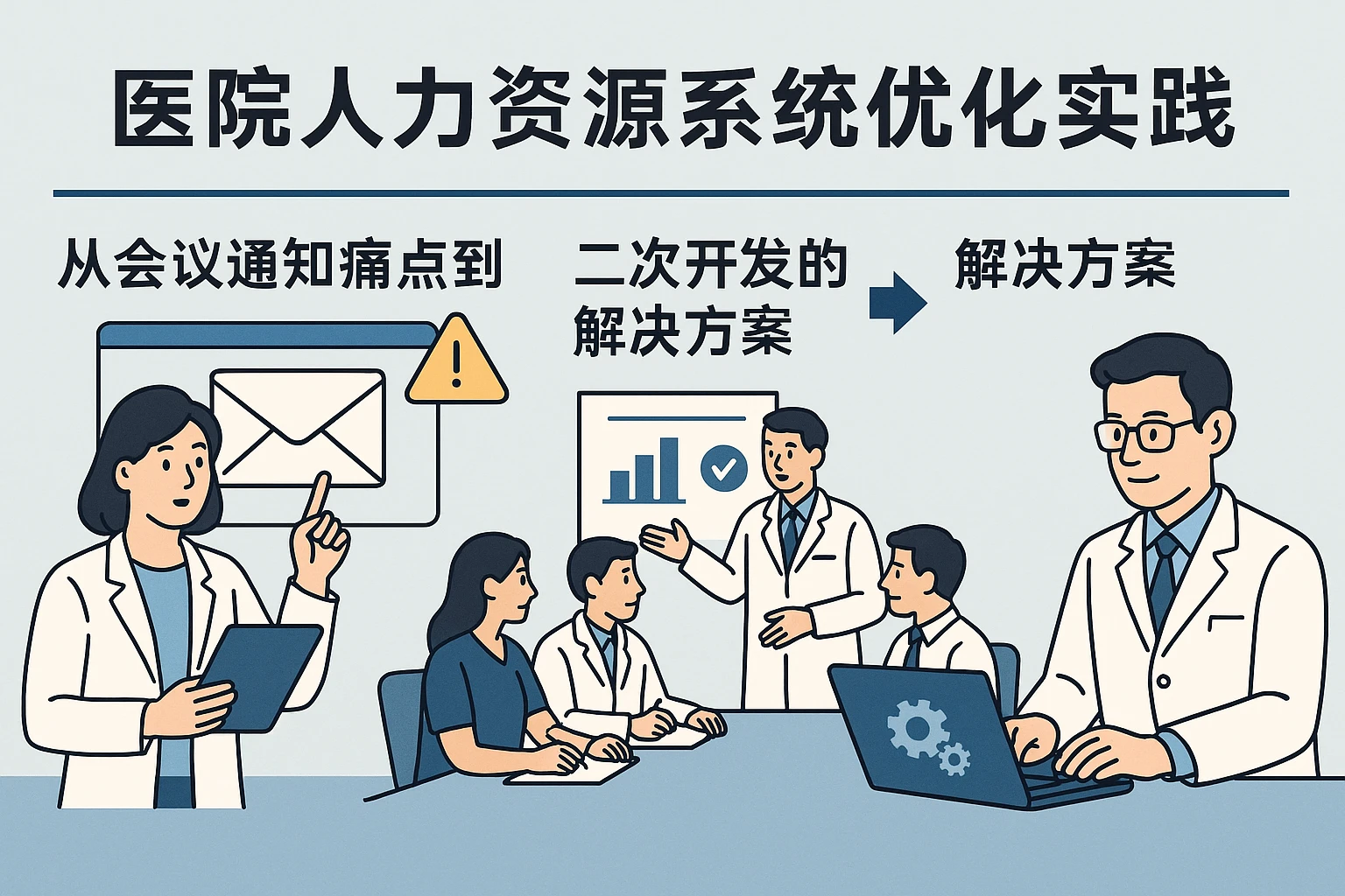 医院人力资源系统优化实践:从会议通知痛点到二次开发的解决方案