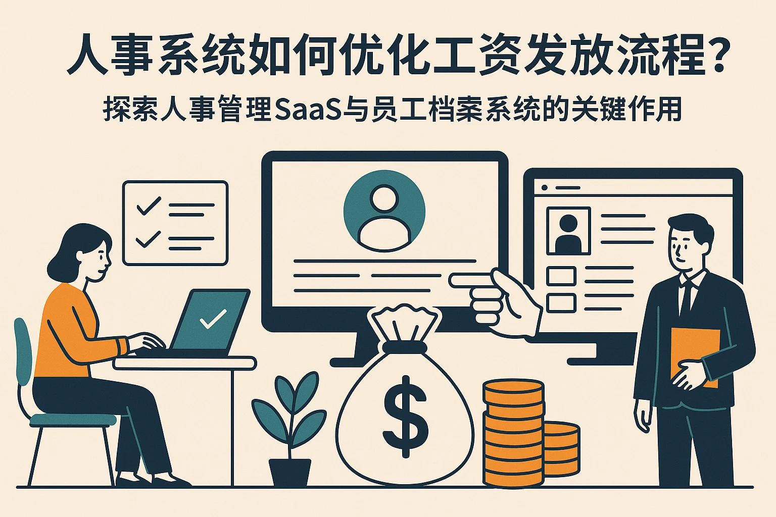 人事系统如何优化工资发放流程？探索人事管理SaaS与员工档案系统的关键作用