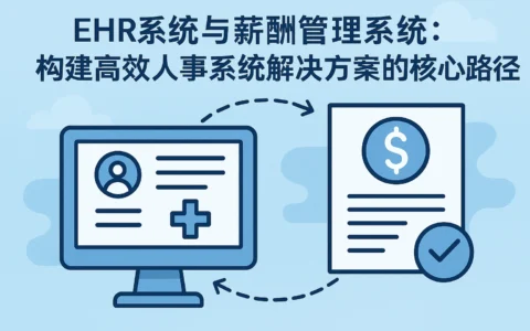 EHR系统与薪酬管理系统：构建高效人事系统解决方案的核心路径