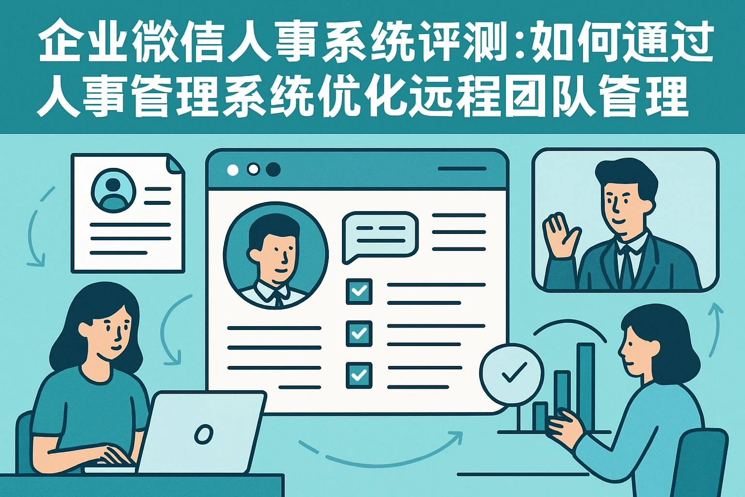 企业微信人事系统评测：如何通过人事管理系统优化远程团队管理