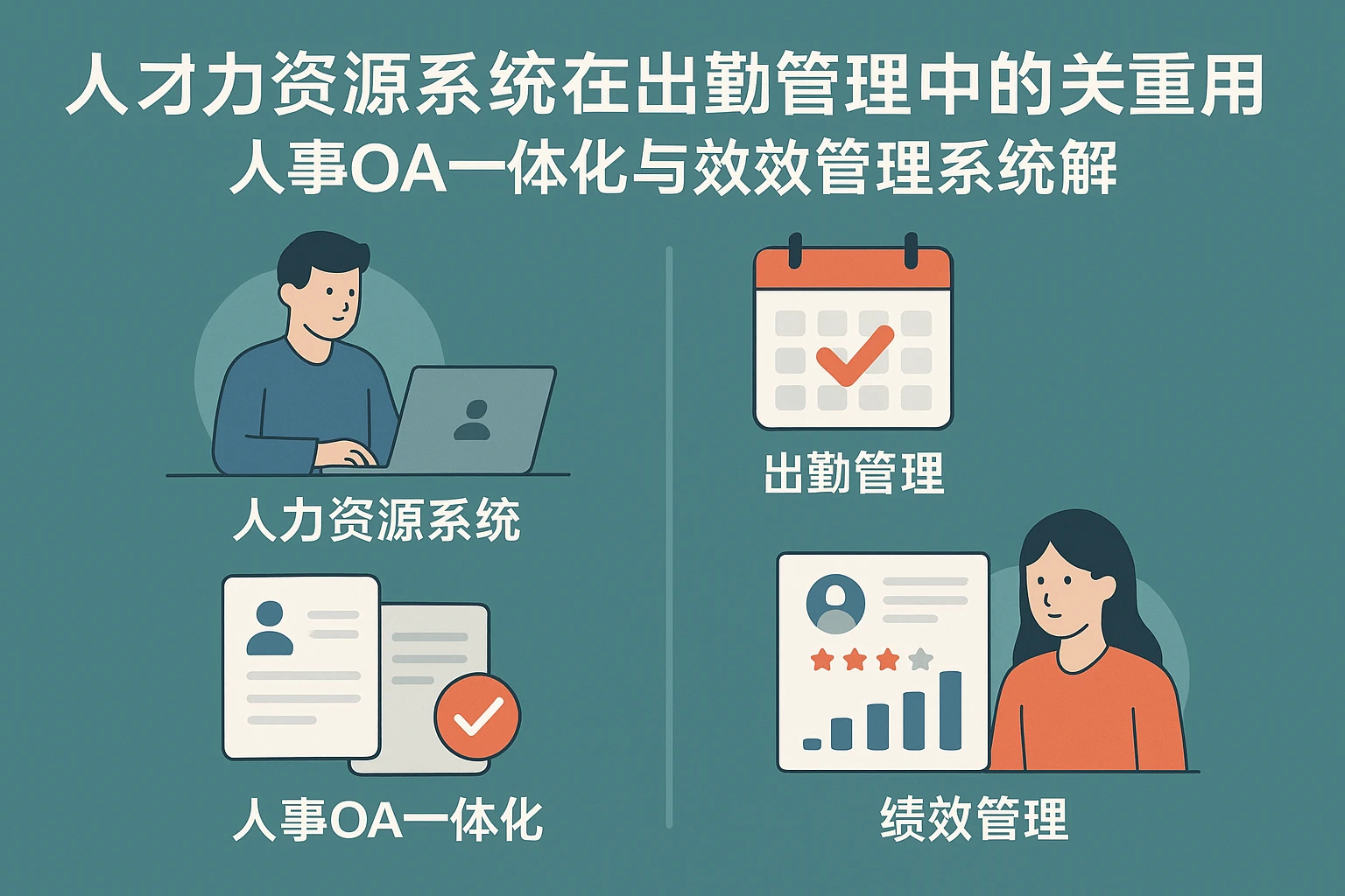 人力资源系统在出勤管理中的关键作用：人事OA一体化与绩效管理系统解析