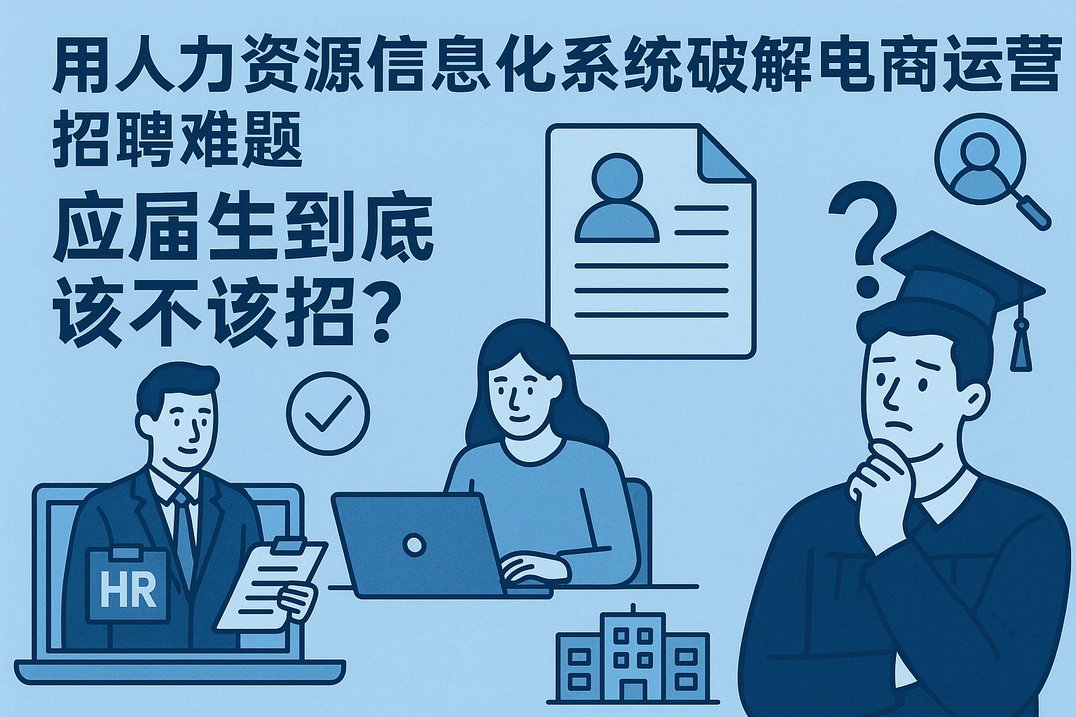 用人力资源信息化系统破解电商运营招聘难题:应届生到底该不该招?
