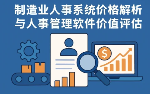 制造业人事系统价格解析与人事管理软件价值评估