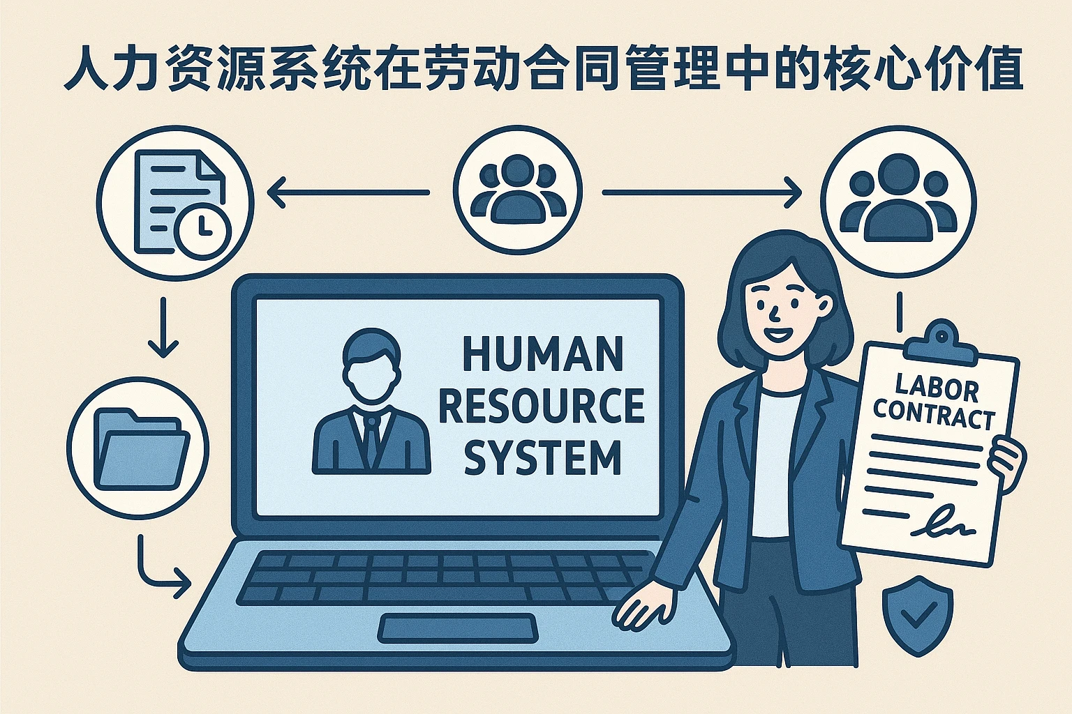 人力资源系统在劳动合同管理中的核心价值