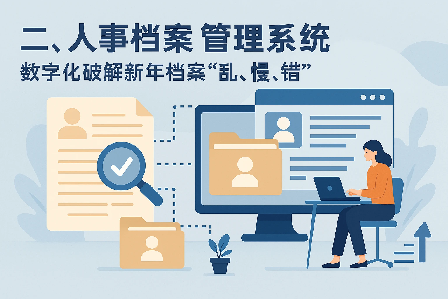 二、人事档案管理系统:数字化破解新年档案“乱、慢、错”