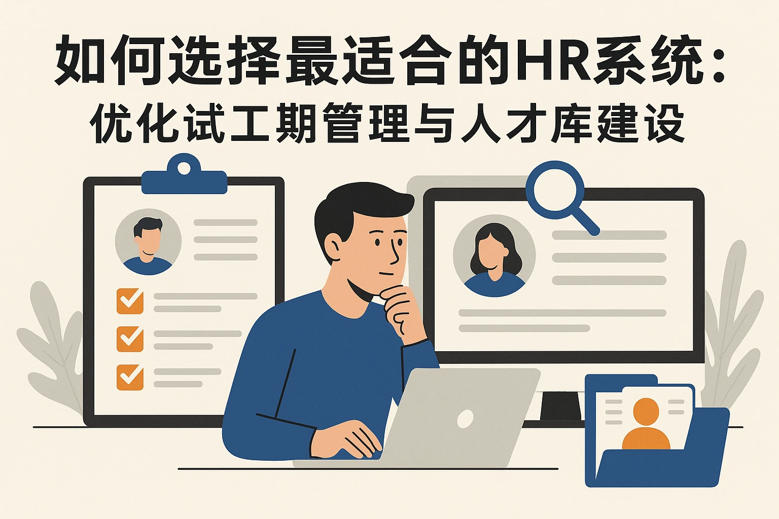 如何选择最适合的HR系统:优化试工期管理与人才库建设