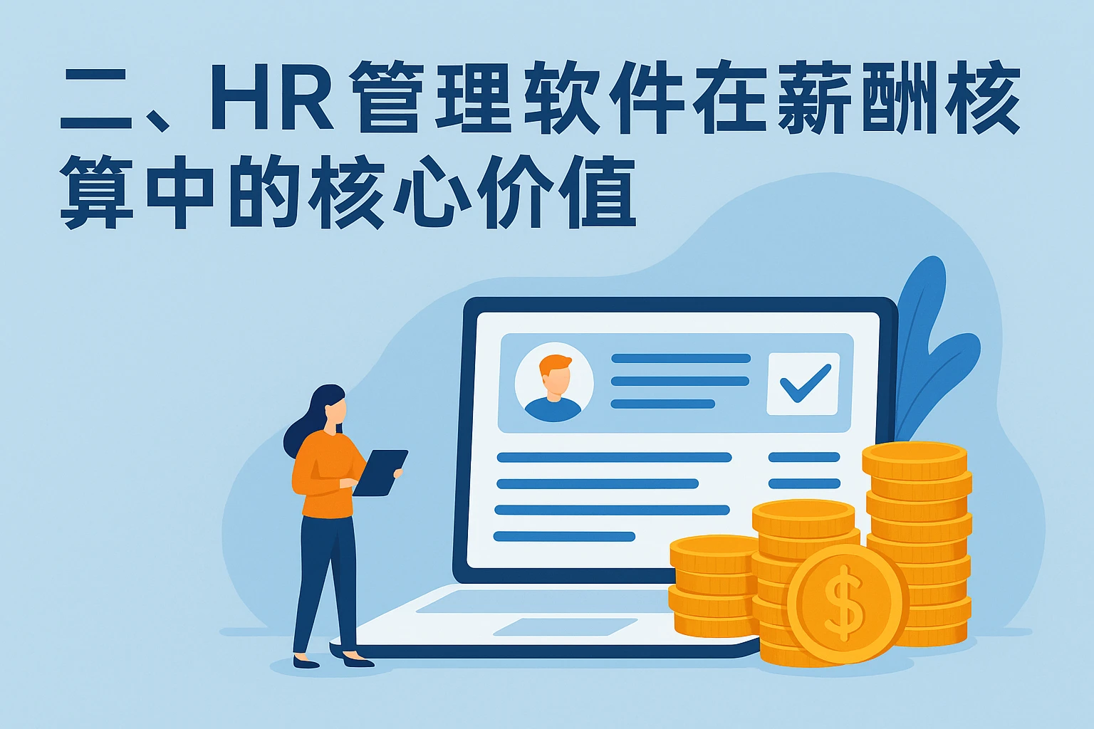 二、HR管理软件在薪酬核算中的核心价值