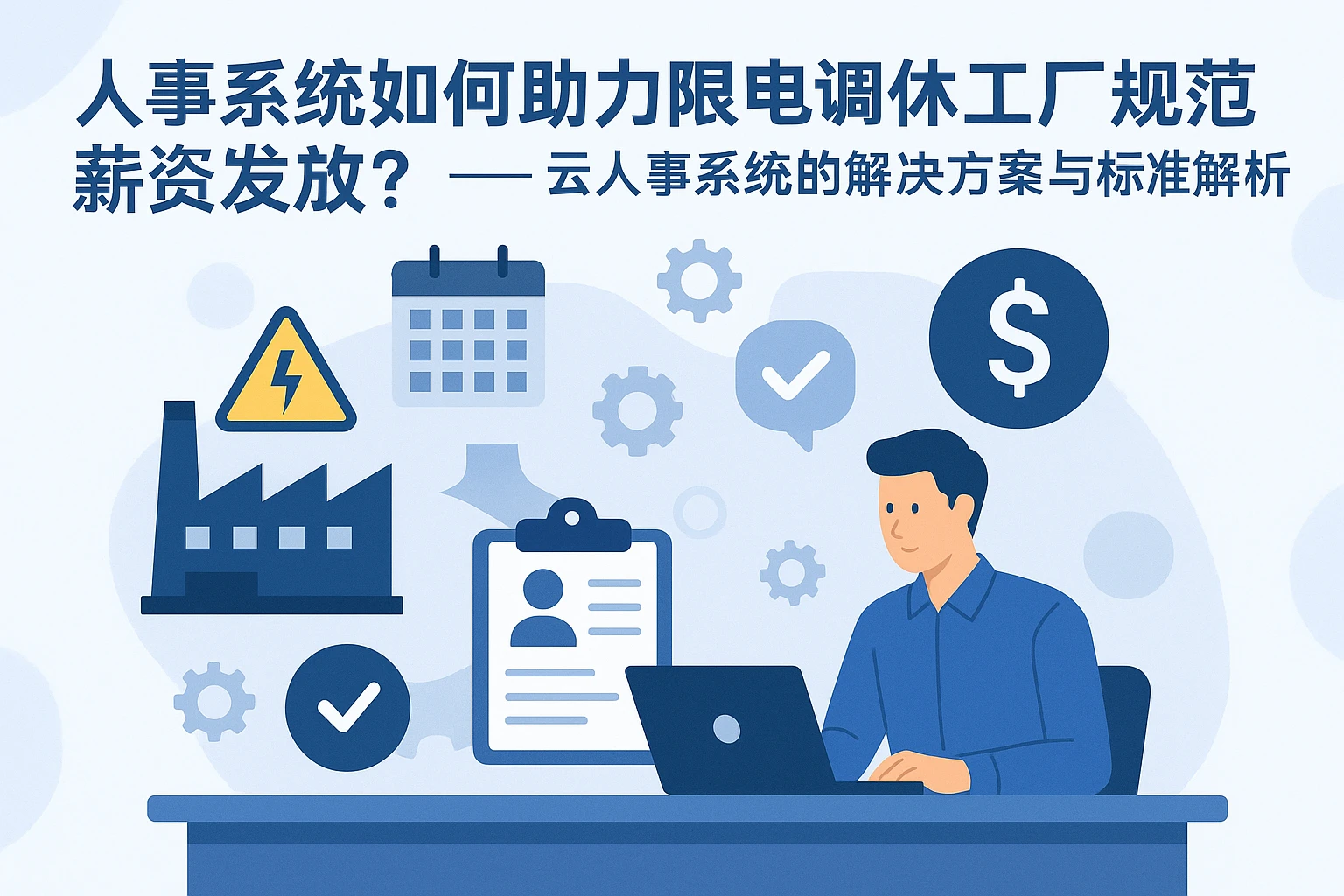 人事系统如何助力限电调休工厂规范薪资发放？——云人事系统的解决方案与标准解析