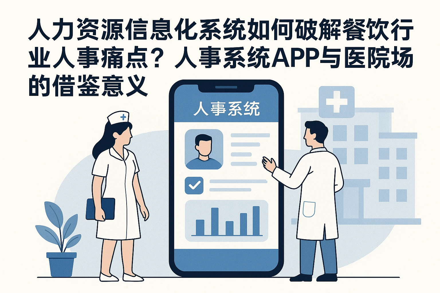 人力资源信息化系统如何破解餐饮行业人事痛点?人事系统APP与医院场景的借鉴意义