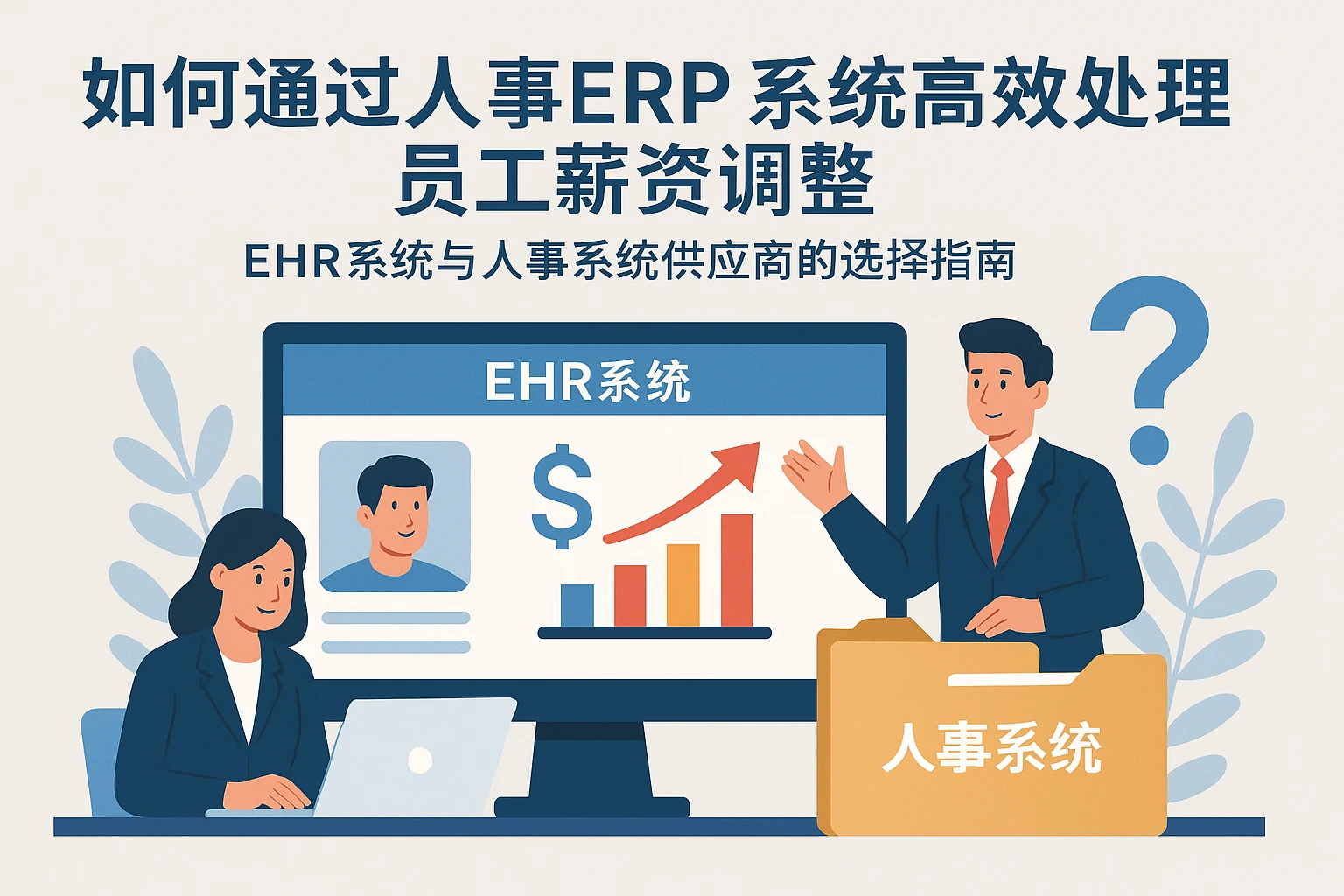 如何通过人事ERP系统高效处理员工薪资调整：ehr系统与人事系统供应商的选择指南