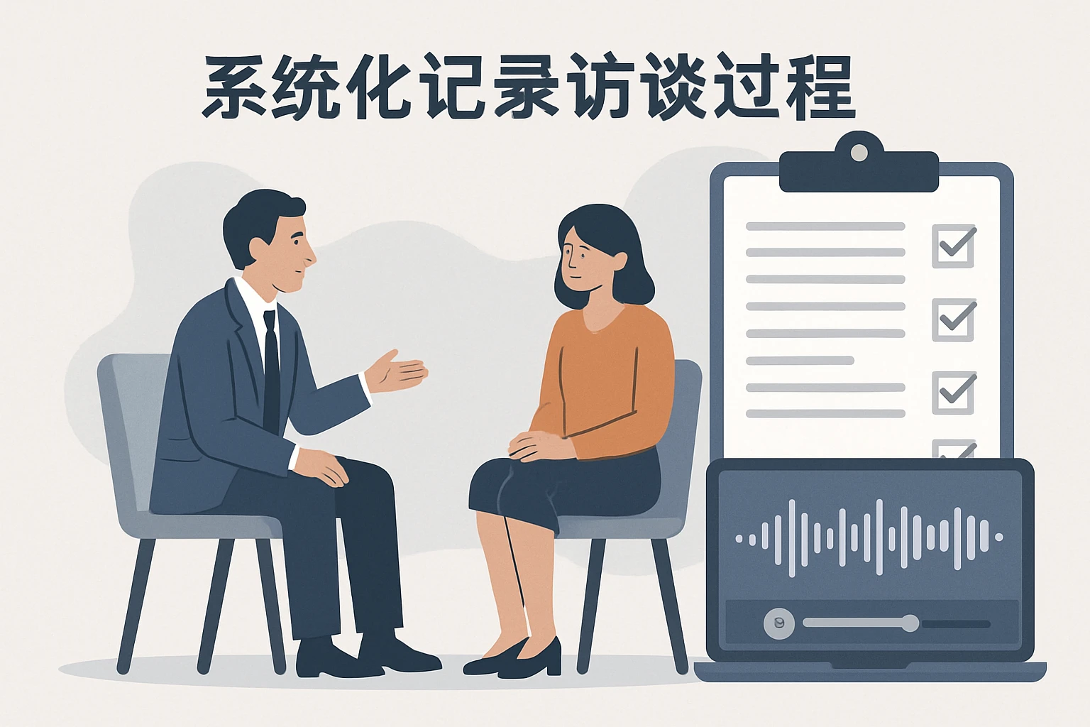 访谈过程的系统化记录