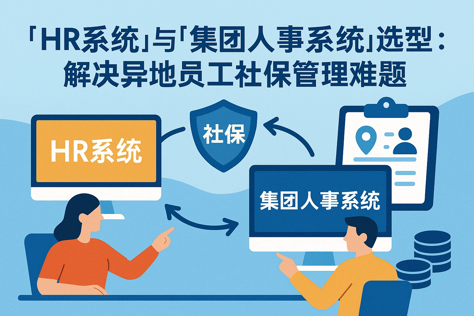 HR系统与集团人事系统选型:解决异地员工社保管理难题